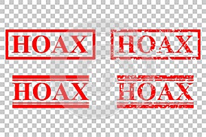 Rubber stamp hoax or fake news