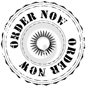 Rubber stamp: Order now