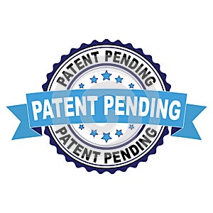Rubber stamp with Patent pending concept