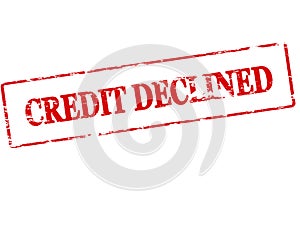 Credit declined