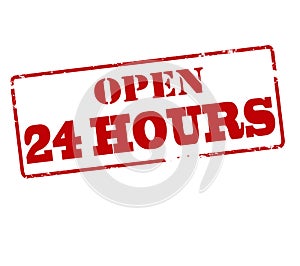 Open twenty four hours