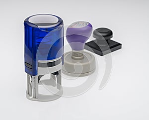 Rubber stamp on a white background