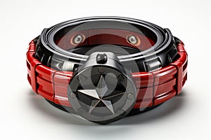 Rubber Star Coupling on white background