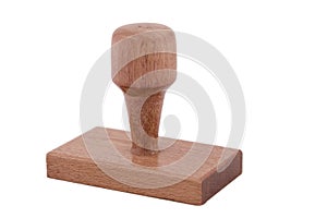 Rubber wooden stamp