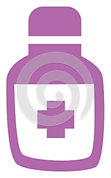 Rubbing alcohol, icon