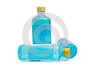 Rubbing alcohol isolated on a white background. photo