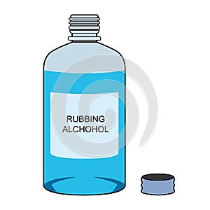 Rubbing Alcohol Vector photo