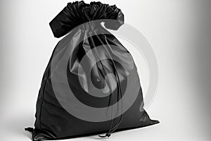 rubbish bag close up on a white background clipping path