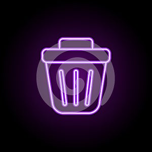 rubbish bin icon. Web icons universal set for web and mobile