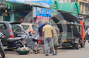 Rubbish cleaner Mumbai India