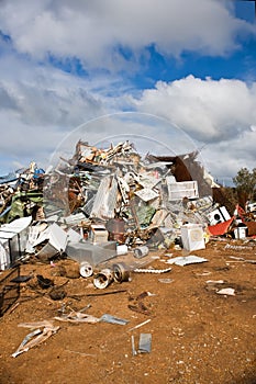 Rubbish dump portrait