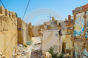 The rubbish dump in Sfax Medina, Tunisia