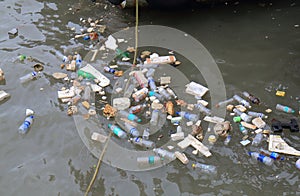 Rubbish pollution Mumbai India