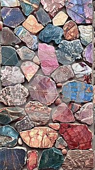 Rubble stone facade wall texture background