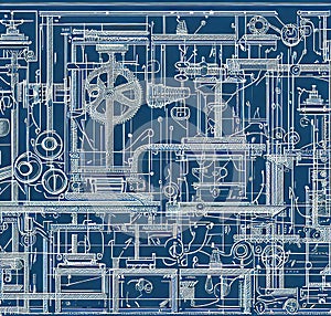 Rube Goldberg machine blueprint