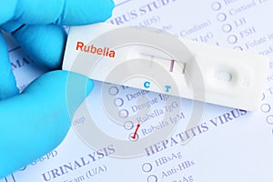 Rubella positive test