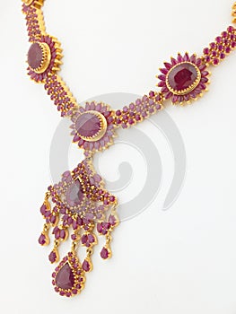Rubies necklace