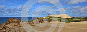 Rubjerg Knude. Unique sand dune at the west coast od Denmark.