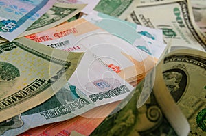 Ruble-dollar Ñurrency speculation.