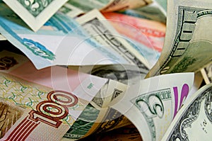 Ruble-dollar Ñurrency speculation.