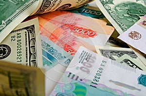 Ruble-dollar Ñurrency speculation.