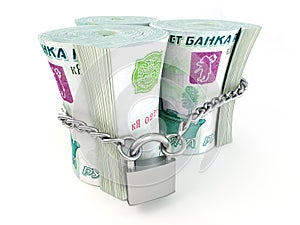 Ruble on lock