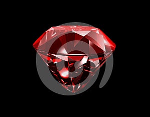 Ruby 3D Black Background