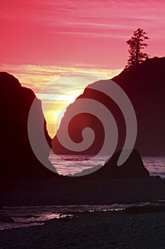 Ruby Beach Sunset
