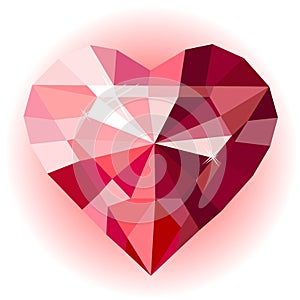 Ruby heart