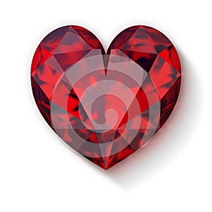 Ruby heart