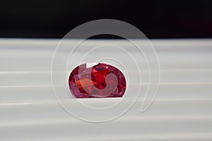 Ruby Is red gem Beautiful by nature For making expensive