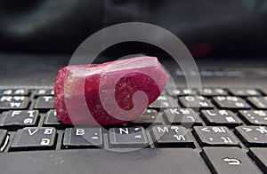 Ruby Is red gem Beautiful by nature For making expensive