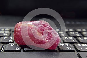 Ruby Is red gem Beautiful by nature For making expensive