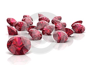 Ruby or Rodolite gemstone photo