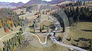 The Rucar Bran corridor in the Romania