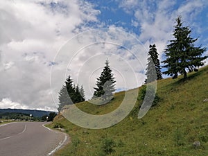 The  Rucar-Bran Pass, the road on which you see dreamy mountain landscapes