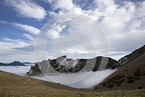 Ruchenkoepfe mountains in Bavarian mountains