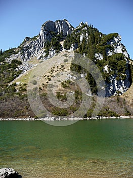 Ruchenkopfe mountains, Bavaria, Germany, springtime