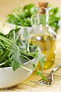 Rucola Salad And Oil