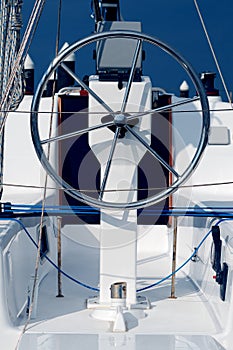 Rudder, boat, vertical