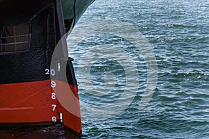 Rudder Scale on an Old Ship