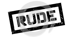 Rude rubber stamp