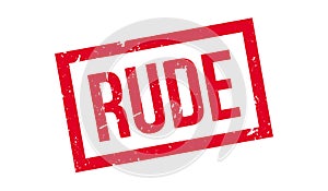 Rude rubber stamp