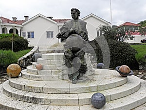 Ruder Boskovic monument in Ravno