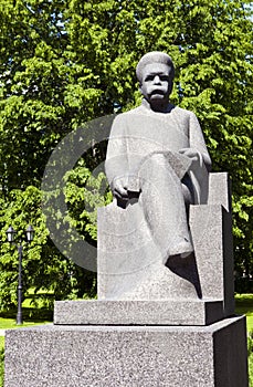 Rudolfs Blaumanis Sculpture in Riga
