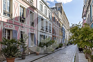 Rue Cremieux in the 12th Arrondissement is one of the prettiest residential streets in Paris
