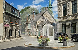 Rue Des Jardins Street Old Quebec