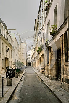 Rue Visconti in Saint Germain des Pres, Paris