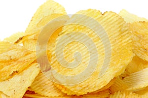 Ruffled potato chips