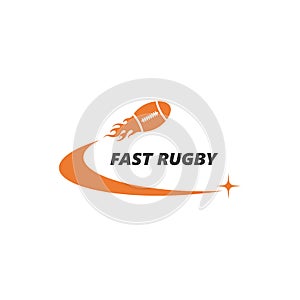 rugby ball icon vector illustration design